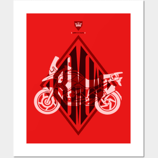 Motorcycle BMV vector Posters and Art